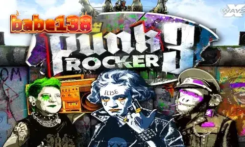 Tampilan visual slot Punk Rocker 3 dengan nuansa Berlin yang ikonik